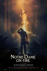 Movie poster of Notre-Dame brûle