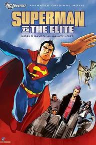 Movie poster of Superman vs. The Elite